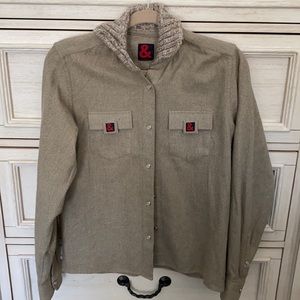 Dolce & Gabbana tan button down